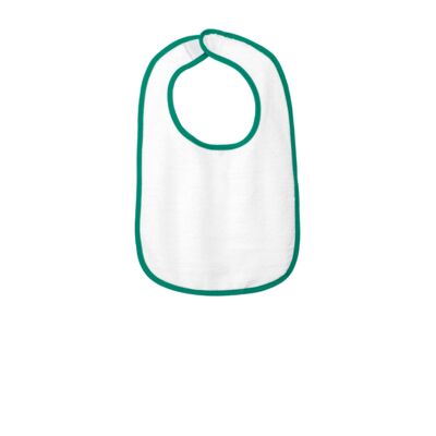 Infant Contrast Trim Terry Bib Thumbnail