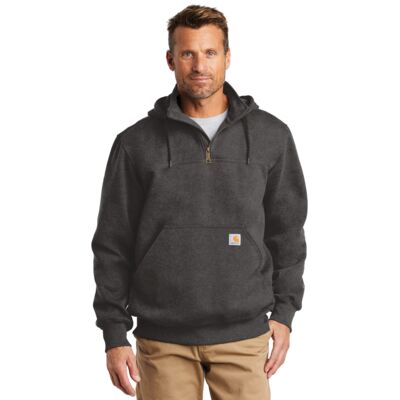 Rain Defender ® Paxton Heavyweight Hooded Zip Mock Sweatshirt Thumbnail