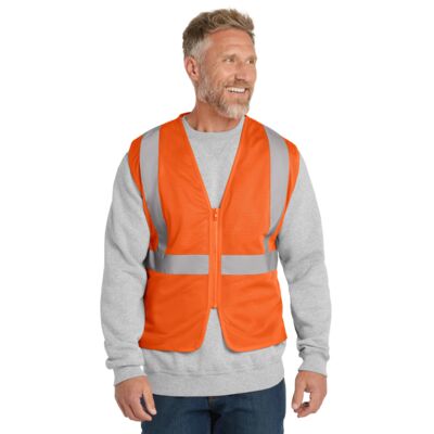 Ansi 107 Class 2 Economy Mesh Zippered Vest Thumbnail