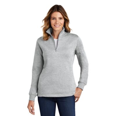 Ladies 1/4 Zip Sweatshirt Thumbnail