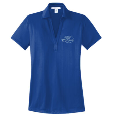 L528  Port Authority® Ladies Performance Fine Jacquard Polo 2 Thumbnail