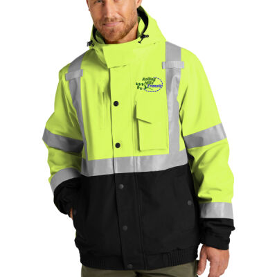 CornerStone® ANSI 107 Class 3 Waterproof Insulated Ripstop Bomber Jacket Thumbnail